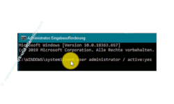 Windows 10 Tutorial - Das versteckte Administratorkonto aktivieren! - Das Benutzerkonto Administrator über die Kommandozeile aktivieren