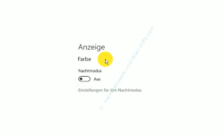 Windows Tutorial - Der Nachtmodus und die individuelle Skalierung von Desktopelementen - Der Ein- und Ausschalter für den Nachtmodus 