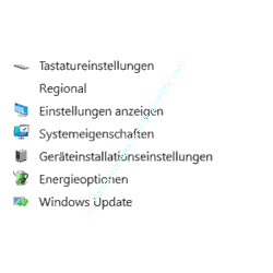 Die Geräte-Kontextmenüfunktion Geräteinstallationseinstellungen