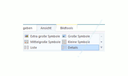 Windows 10 Tutorial - Die Standardansicht von Ordnern im Explorer individuell anpassen! - Ordner Ansichtsoptionen, die über das Menü Ansicht im Explorer eingestellt werden können 