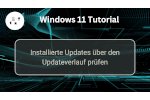 Den Updateverlauf in Windows 11 aufrufen und prüfen