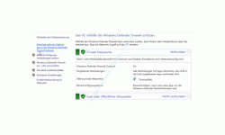 Windows 10 Tutorial - Mit dem Antivirenprogramm Windows Defender ein sicheres System konfigurieren! - Die Konfigurationsseite der Windows Defender Firewall 