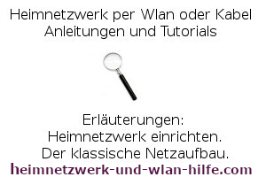 Heimnetzwerk einrichten - Der klassische Netzaufbau