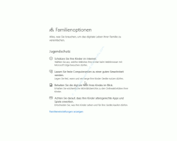 Windows 10 Tutorial - Mit dem Antivirenprogramm Windows Defender ein sicheres System konfigurieren! - Konfigurationsfenster Windows Sicherheit Familienoptionen 