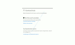 Windows 10 Tutorial - Mit dem Antivirenprogramm Windows Defender ein sicheres System konfigurieren! - Konfigurationsfenster Windows Sicherheit Kontoschutz 