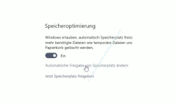 Windows 10 Tutorial - Nicht notwendige Dateien mit einer integrierten Funktion automatisch löschen! - Link Automatische Freigabe von Speicherplatz ändern 