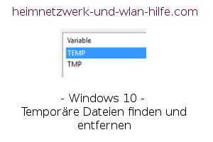 Temporäre Dateien Unter Windows 10 Finden Und Entfernen